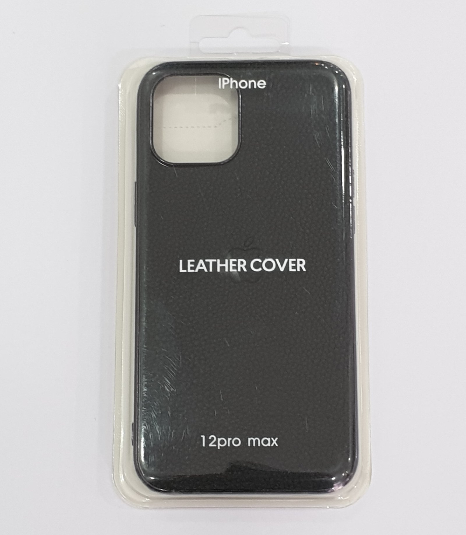 Apple Iphone 12 pro max Leather finish back cover.