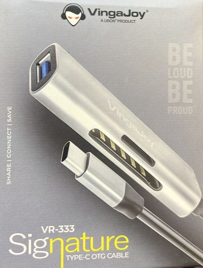 Ubon VR333 Type C OTG Cable For USB and Memory Card