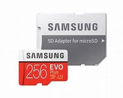 Samsung Evo Plus 256GB Micro SD Card with Adapter