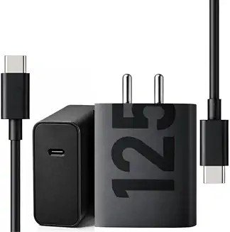 Moto 125W Turbo Charging Adapter with Type C Cable